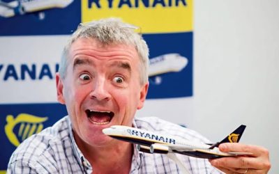 Изпълнителният директор на Ryanair Майкъл О'Лиъри.